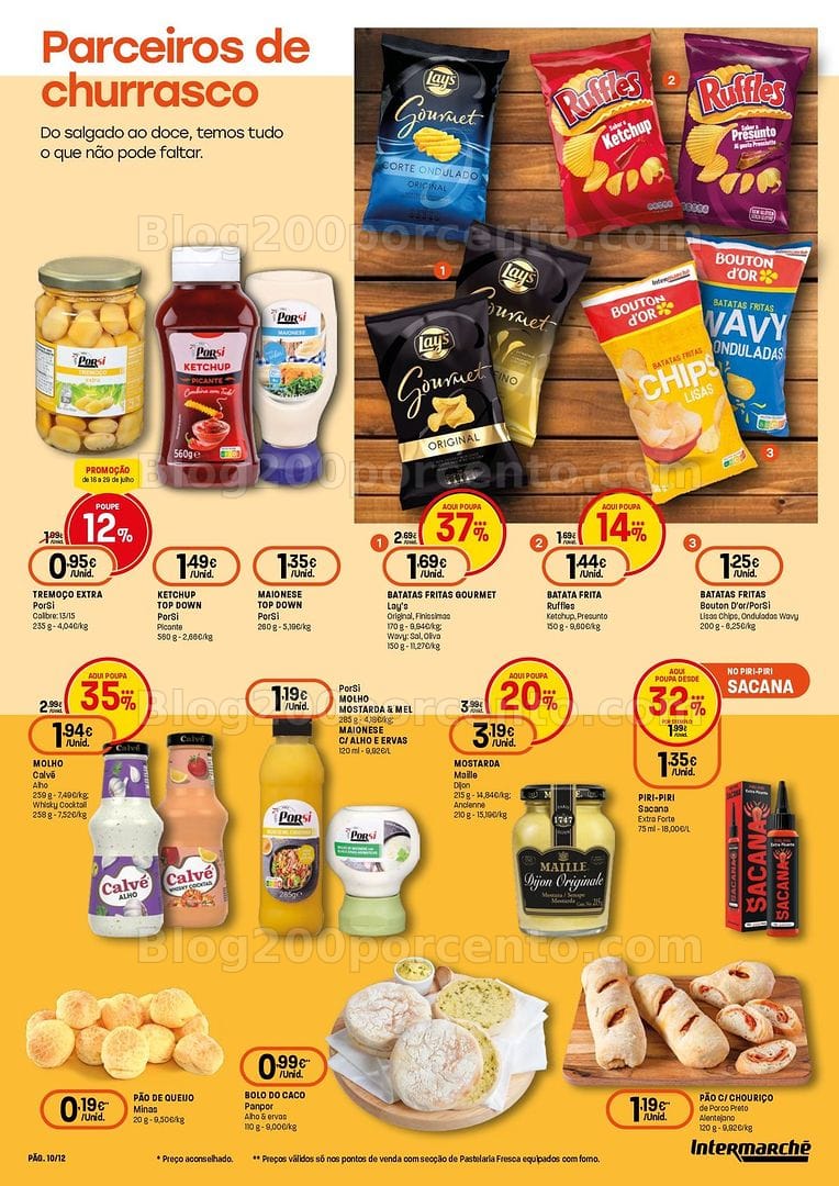Antevisão Folheto INTERMARCHÉ Especial Churrascos Promoções de 16 a 29 julho